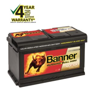 Banner AGM 80Ah 800A RUNNING BULL akumuliatorius 12V 315x175x190mm