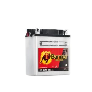 Banner 11Ah Bike Bull 6V 88A akumuliatorius 122x62x132mm