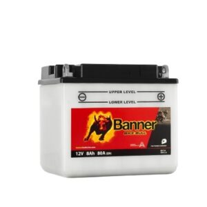 Banner 8Ah Bike Bull -+ 12V 80A akumuliatorius 130x90x114mm