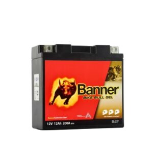 Banner 12Ah Bike Bull GEL 12V 200A akumuliatorius 150x69x145mm