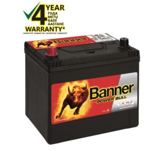 Banner 60 Ah 510A +- 12V Power akumuliatorius 233x173x203/225mm