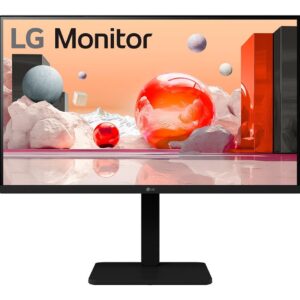 LCD Monitor|LG|27"|Panel IPS|1920x1080|16:9|100Hz|Matte|Speakers|Swivel|Pivot|Height adjustable|Tilt|Colour Black|27BA550-B