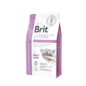 Brit GF Veterinary Diets Cat Ultra-Hypoallergenic sausas maistas katėms, 5 kg