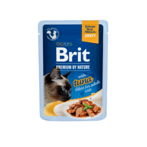 Brit Premium Delicate Tuna in Gravy konservai katėms su tunu, 85 g