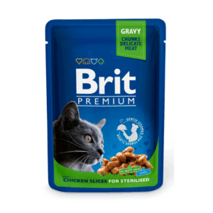 Brit Premium Chicken Slices Sterilised konservai katėms, 100 g