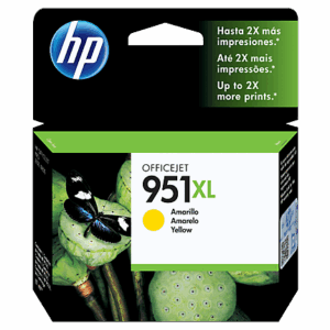 HP 951XL ink cartridge, yellow