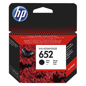 HP No 652 ink cartridge, black