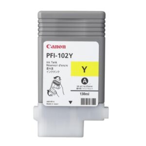 Canon PFI-102Y ink cartridge, yellow