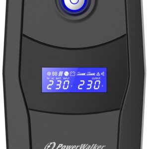 PowerWalker VI 1000 STL „Line-Interactive“ 1 kVA 600 W 2 AC išvestis(ys / čių)