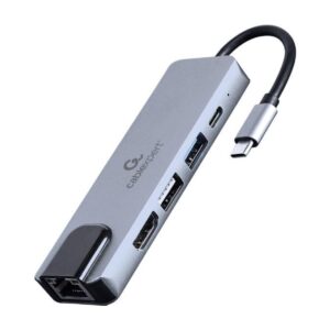 I/O ADAPTER USB-C TO HDMI/USB3/5IN1 A-CM-COMBO5-04 GEMBIRD