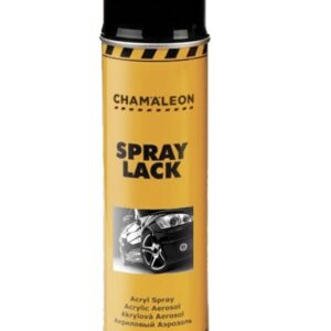 Juodi pusiau blizgūs dažai aerozoliniai 0.5L CHAMAELEON