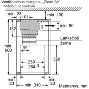 CleanAir modulis Bosch DWZ1IX1C6 - Image 3