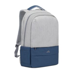 Kuprinė nešiojamam kompiuteriui ANTI-THEFT 17.3"/7567 GREY/DARK BLUE RIVACASE