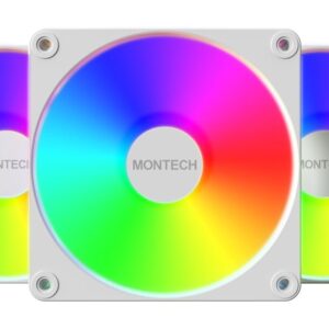 CASE FAN 120MM GF120R V2/ARGB PWM 3I1 (W) MONTECH