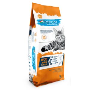 Sausas kačių maistas Diamant Cat Micio su jautiena ir vištiena, 15 kg, 1 vnt.