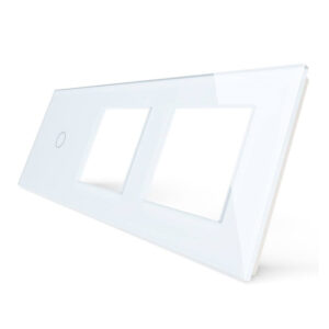 Vienpolis sensorinis dangtelis su dviviečiu rėmeliu Feelspot, baltas - Image 3