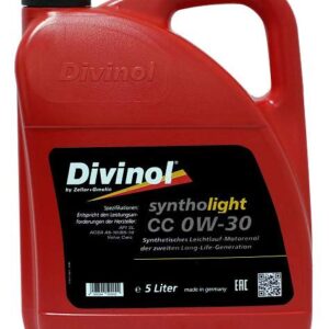 Syntholight CC 0W-30 5L API SL; ACEA A5-10/B5-10