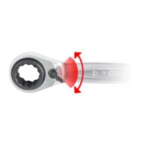 Dvigubas terkšlinis veržliaraktis KS TOOLS 4in1 10x19/13x17mm - Image 4