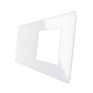 Tripolis sensorinis dangtelis su vienviečiu rėmeliu Feelspot, baltas - Image 2