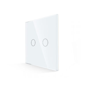 Dvipolis sensorinis jungiklio dangtelis Feelspot, baltas, 86x86mm - Image 2