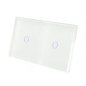 Dvivietis vienpolis sensorinis jungiklio dangtelis Feelspot, baltas - Image 3