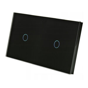 Dvivietis vienpolis sensorinis jungiklio dangtelis Feelspot, juodas - Image 3