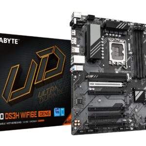 Mainboard|GIGABYTE|Intel B760 Express|LGA1700|ATX|Memory DDR5|Memory slots 4|B760DS3HWF6EGEN51.0