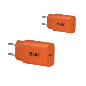 MOBILE CHARGER WALL USB-C/2PK 30W ORANGE CAC-3023 CLUB3D - Image 1