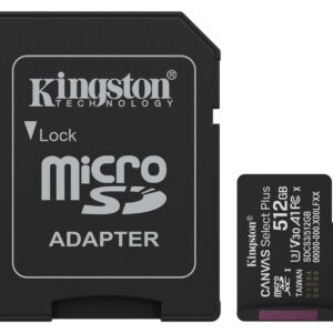 MEMORY MICRO SDXC 512GB UHS-I/W/ADAPTER SDCS3/512GB KINGSTON