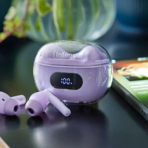 HEADSET BUDS PLUS T310AE/PURPLE 3720313 INTENSO