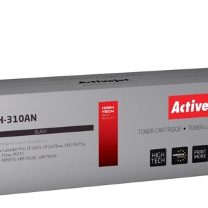 Activejet ATH-310AN (tinkamas naudoti vietoje Canon, HP 126A CRG-729B, CE310A; Premium; 1200 puslapių; juodas)