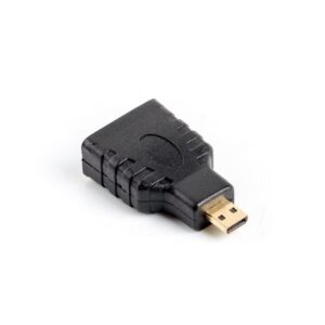 Lanberg AD-0015-BK kabelių lizdinio / kištukinio jungčių tipo keitiklis HDMI Micro HDMI Juoda - Image 2