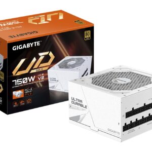 Power Supply|GIGABYTE|UD750GM PG5 ICE|ATX 3.1|750 Watts|Efficiency 80 PLUS GOLD|PFC Active|MTBF 100000 hours|GP-UD750GMPG5ICE