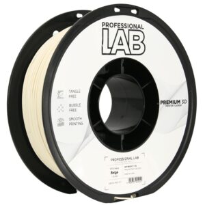 3D Plastikas - Filamentas PETG matte beige | 1.75 mm, 1 kg |  Professional LAB