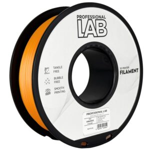 3D Plastikas - Filamentas PLA oranžinės spalvos | 1.75 mm, 1 kg | Professional LAB