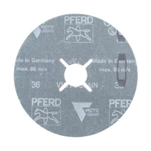 Fibro šlifavimo diskas PFERD FS 125-22 Victograin 60 - Image 2