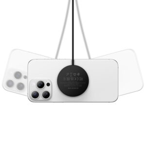 Borofone Wireless induction charger BQ41 Glory 3 in 1 15W black - Image 3