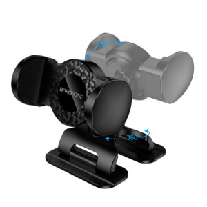 Borofone Car holder BH142 Support stick-on base black - Image 3