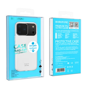 Borofone Case BI4 Ice Series Apple iPhone 17 Pro Max transparent - Image 9
