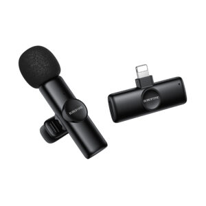 Borofone Lavalier wireless microphone BFK16 Winner Lightning black - Image 5