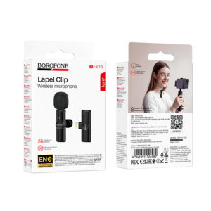Borofone Lavalier wireless microphone BFK16 Winner Lightning black - Image 9