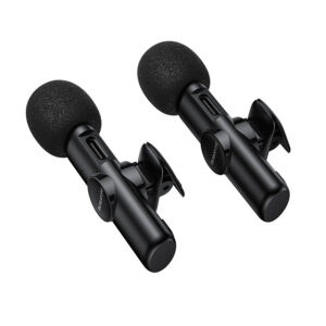 Borofone Lavalier wireless microphone BFK16A Winner Lightning black - 2 pieces - Image 4