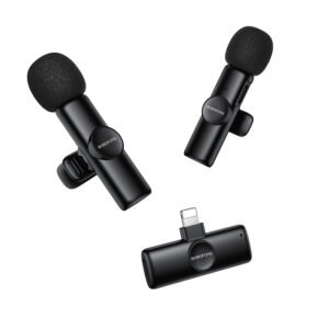 Borofone Lavalier wireless microphone BFK16A Winner Lightning black - 2 pieces - Image 5