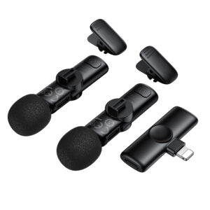 Borofone Lavalier wireless microphone BFK16A Winner Lightning black - 2 pieces - Image 6