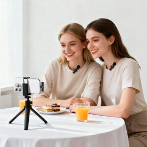 Borofone Lavalier wireless microphone BFK16A Winner Lightning black - 2 pieces - Image 8