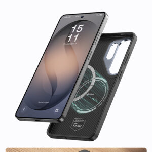 Benks Magnetic Armor Pro Kevlar Metal Frame Case 600D (G048) for Samsung Galaxy S26 black - Image 6