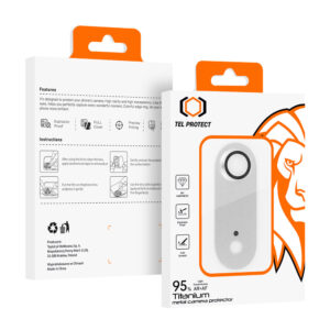 Apsauginis stiklas Tel Protect 95% AR+AF Full Metal Camera Protector on camera skirtas Apple iPhone 17 Air silver (camera island) - Image 9