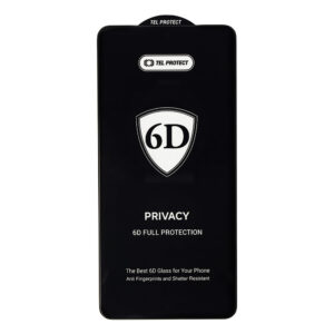 Tel Protect Full Glue 6D Privacy Apsauginis stiklas skirtas SAMSUNG GALAXY S26 BLACK (with fingerprint unlock) - Image 3