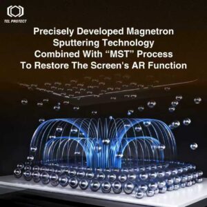 Apsauginis stiklas Tel Protect 10X AR 3.0 AntiReflective Titanium Apple iPhone 15 Pro Max - Image 7