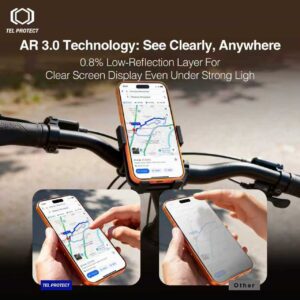 Apsauginis stiklas Tel Protect 10X AR 3.0 AntiReflective Titanium Apple iPhone 16 Pro Max - Image 9